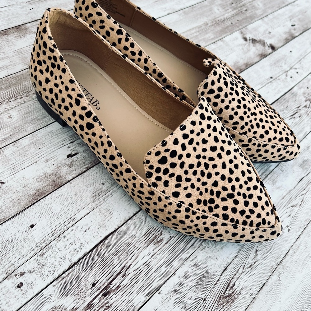 JustFab Kyndria Slip-On Loafer Cheetah - 9W